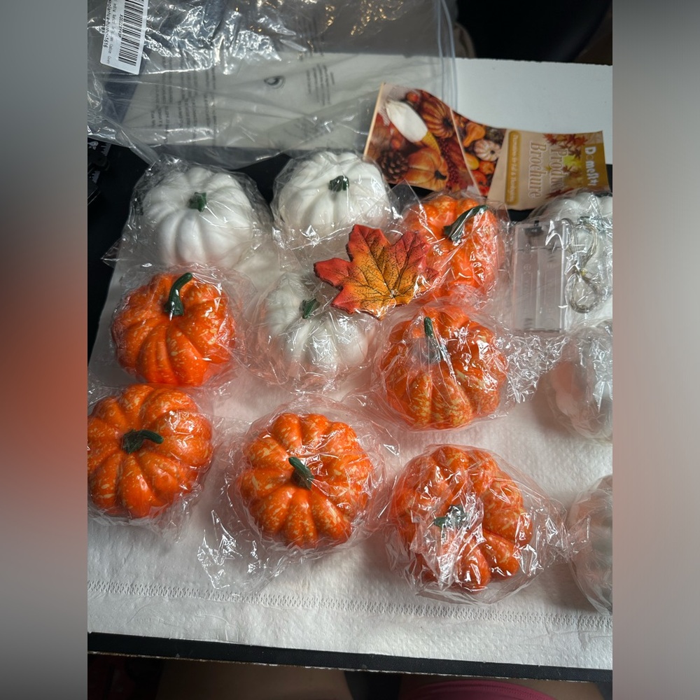 Fall pumpkin decoration